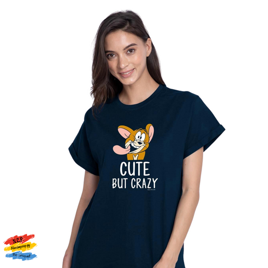 Cute But Crazy BF Fit Women's Tshirt