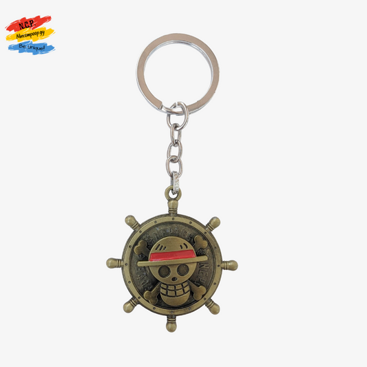 One Piece Fidget Spinner Keychain