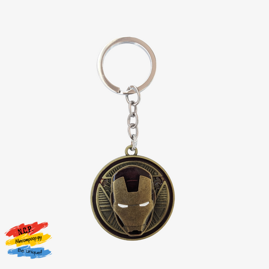 Iron Man Fidget Spinner Keychain