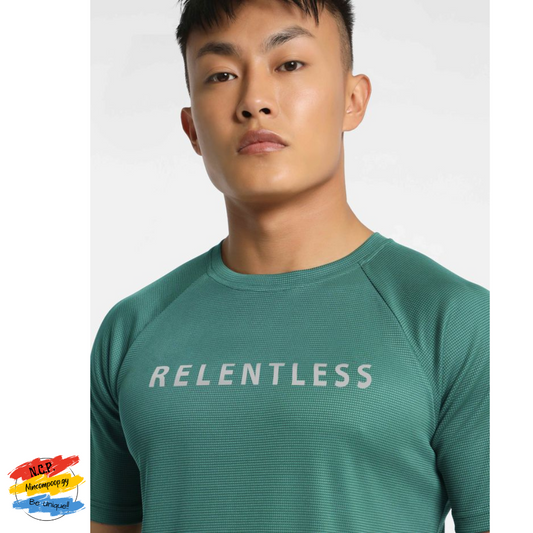 Pine Green "Relentless" Active Wear Shirt