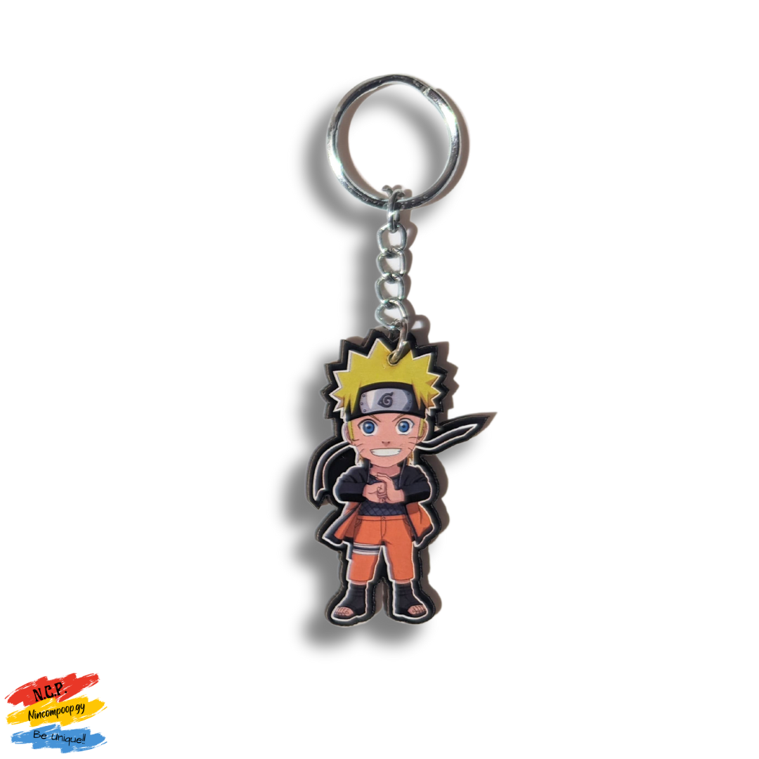 Young Naruto MDF Keychain