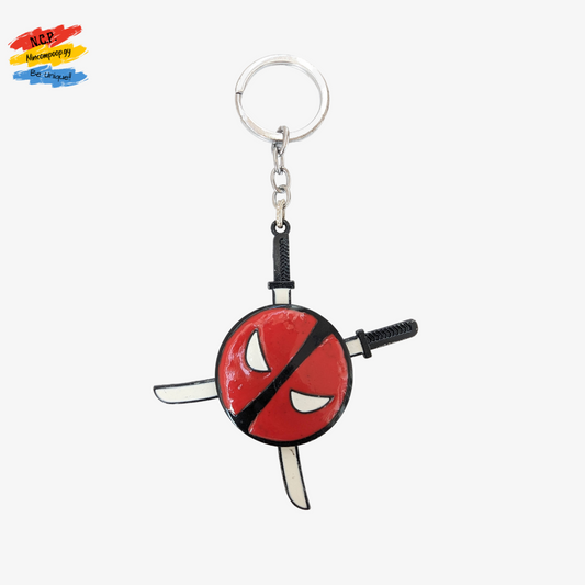 Deadpool Sword Fidget Spinner Keychain