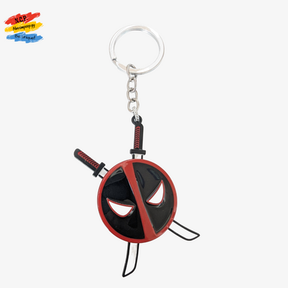 Deadpool Sword Fidget Spinner Keychain