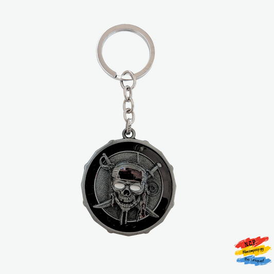 Pirates of the Caribbean Fidget Spinner Keychain