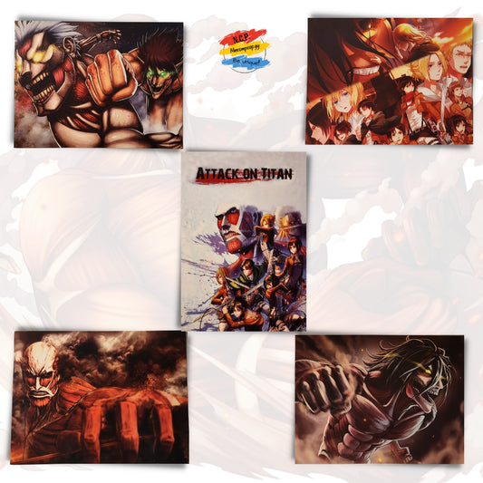 Attack on Titan Self Adhesive Posters