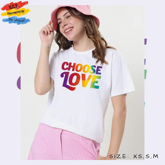 Choose Love Boyfriend Fit T-Shirt