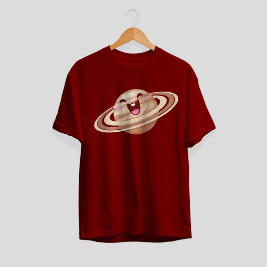 Happy Saturn Unisex T-Shirt