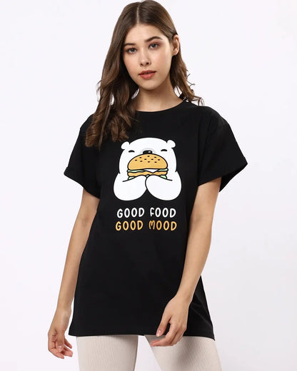 Good Food, Good Mood Boyfriend Fit T-Shirt